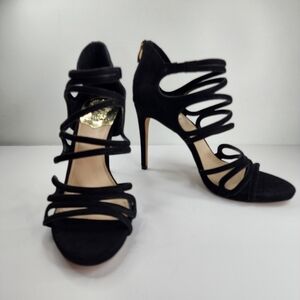 Elegant Black Strappy Heels